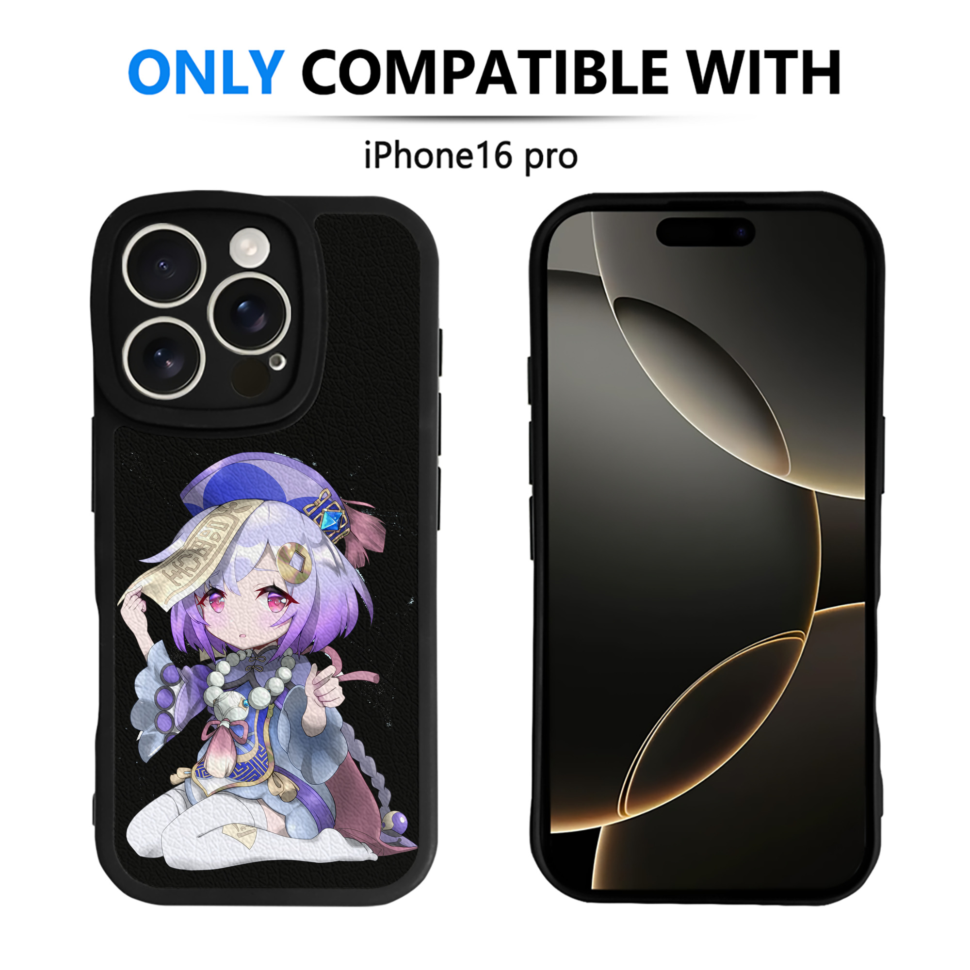 げんし神 七七 なな  genshin Nana 【iPhone 16シリーズ対応】シリコンスマホケース（レザー調） 材質：シリコン